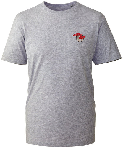 Fly Agaric Mushroom Embroidered Unisex T-Shirt