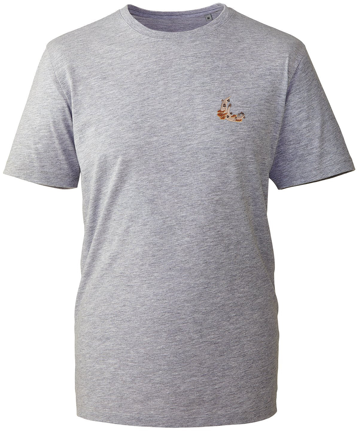Mushroom Moon Crescent Embroidered Unisex T-Shirt