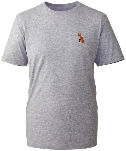 Fox Embroidered Unisex T-Shirt