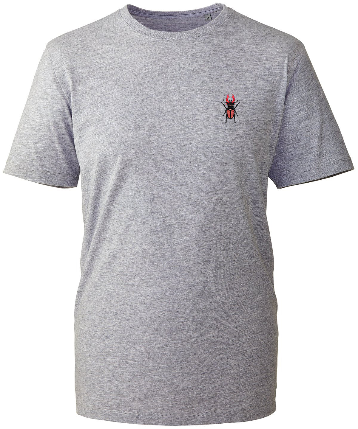 Stag Beetle Embroidered Unisex T-Shirt