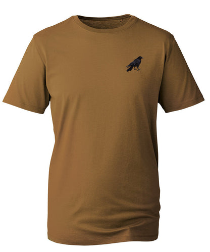 Crow Embroidered Unisex T-Shirt