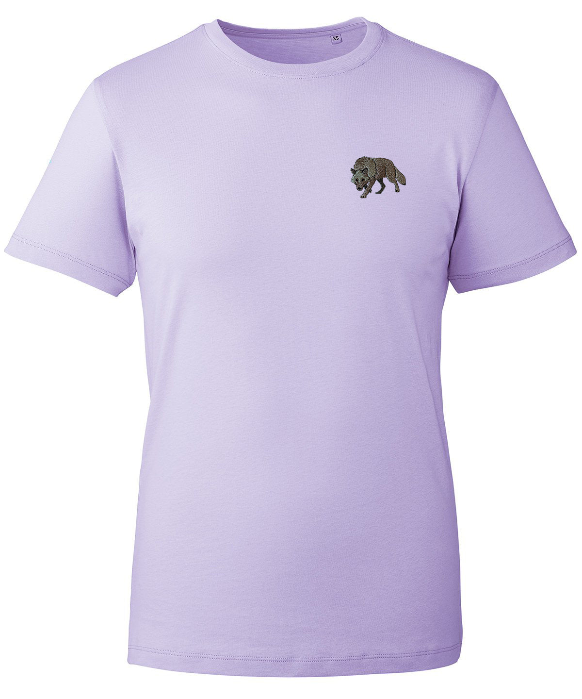 Grey Wolf Embroidered Unisex T-Shirt