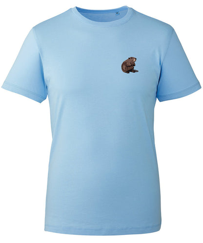 Beaver Embroidered Unisex T-Shirt