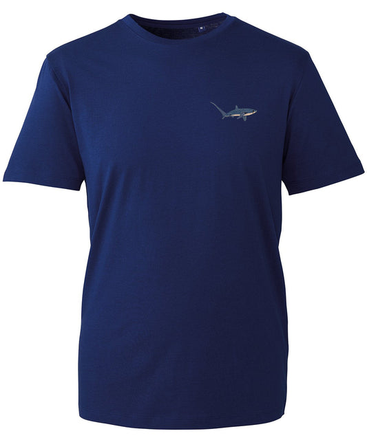Thresher Shark Embroidered Unisex T-Shirt