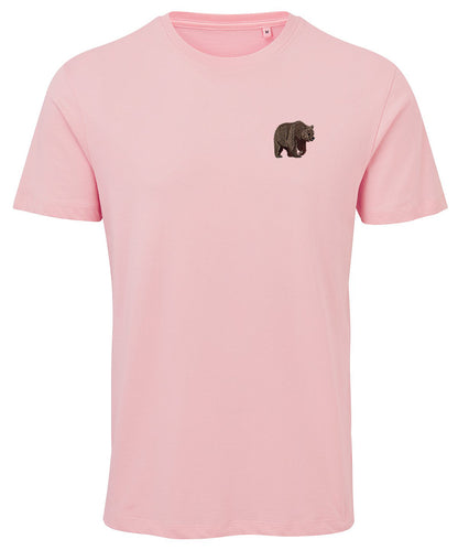 Brown Bear Embroidered Unisex T-Shirt