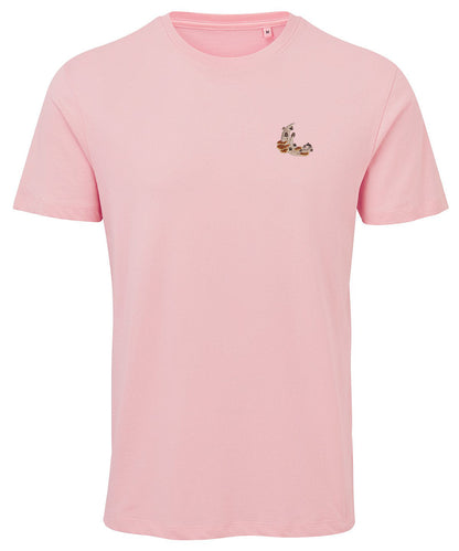 Mushroom Moon Crescent Embroidered Unisex T-Shirt