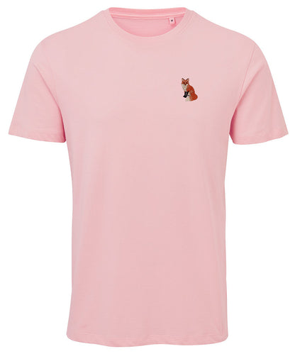 Fox Embroidered Unisex T-Shirt
