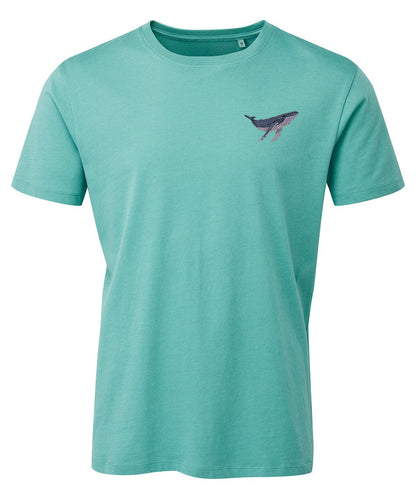 Humpback Whale Embroidered Unisex T-Shirt