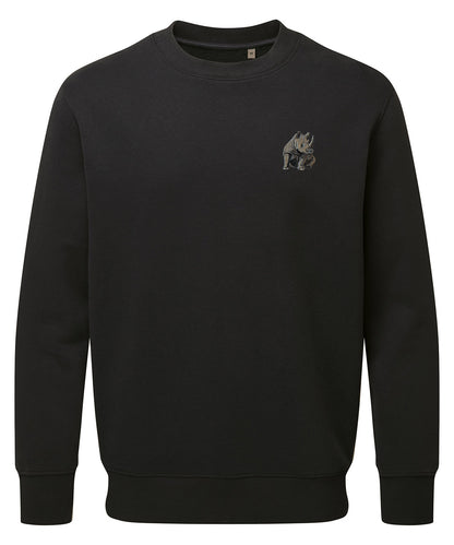 Rhino Embroidered Unisex Jumper