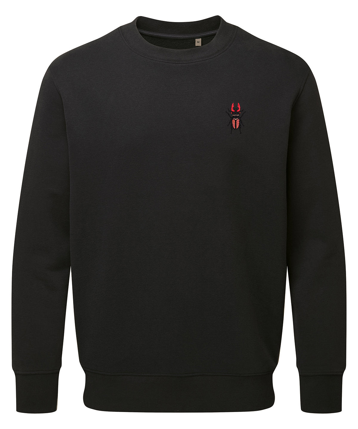 Stag Beetle Embroidered Unisex Jumper