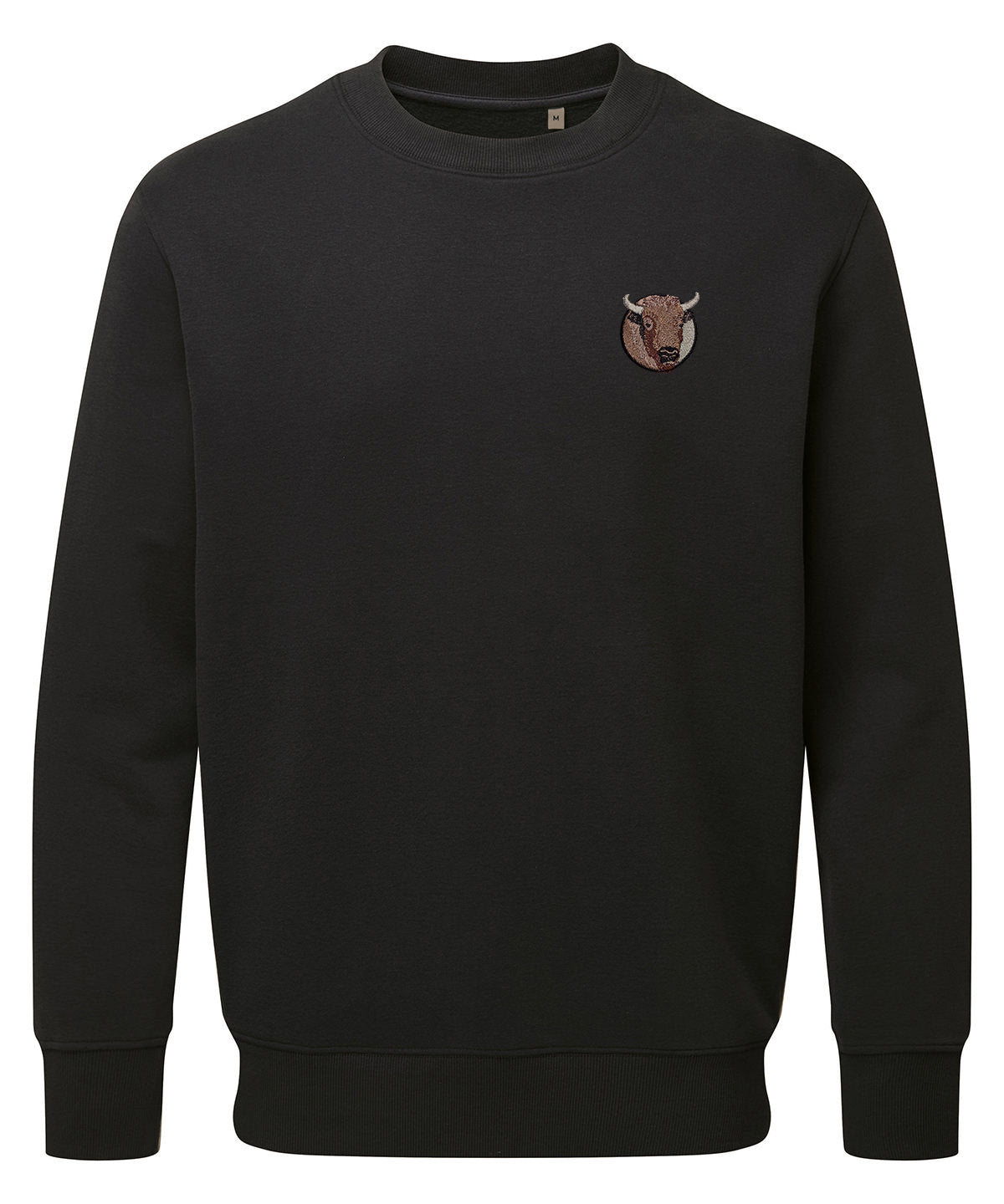 Bison Portrait Embroidered Unisex Jumper