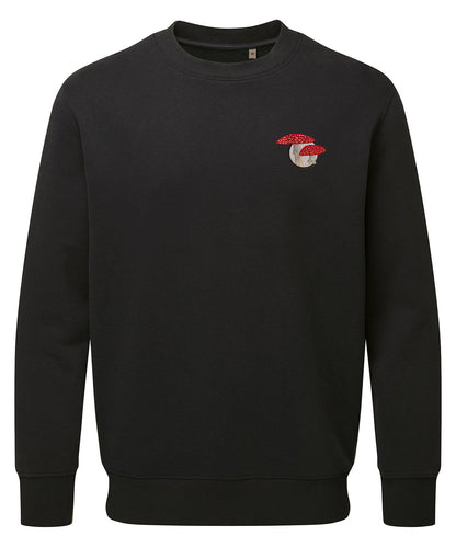 Fly Agaric Mushroom Embroidered Jumper