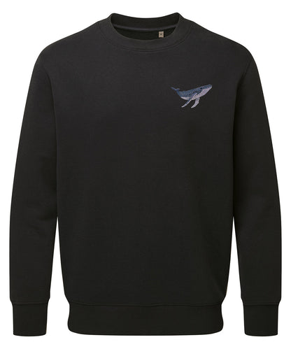 Humpback Whale Embroidered Unisex Jumper