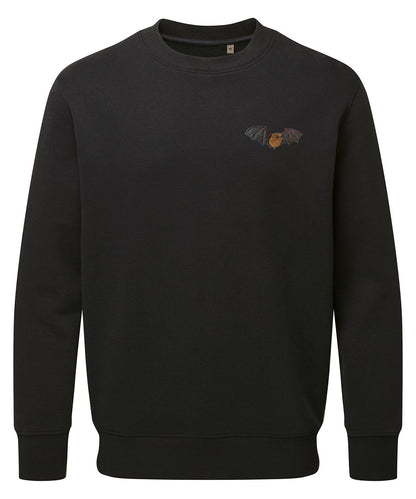 Noctule Bat Embroidered Jumper