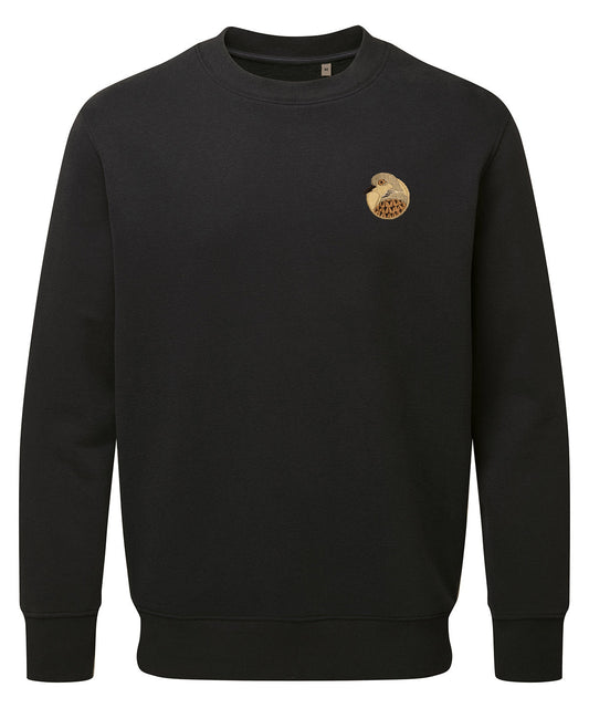 Turtledove Portrait Embroidered Unisex Jumper