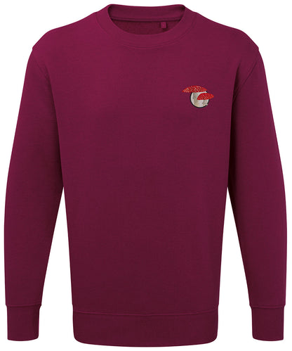 Fly Agaric Mushroom Embroidered Jumper