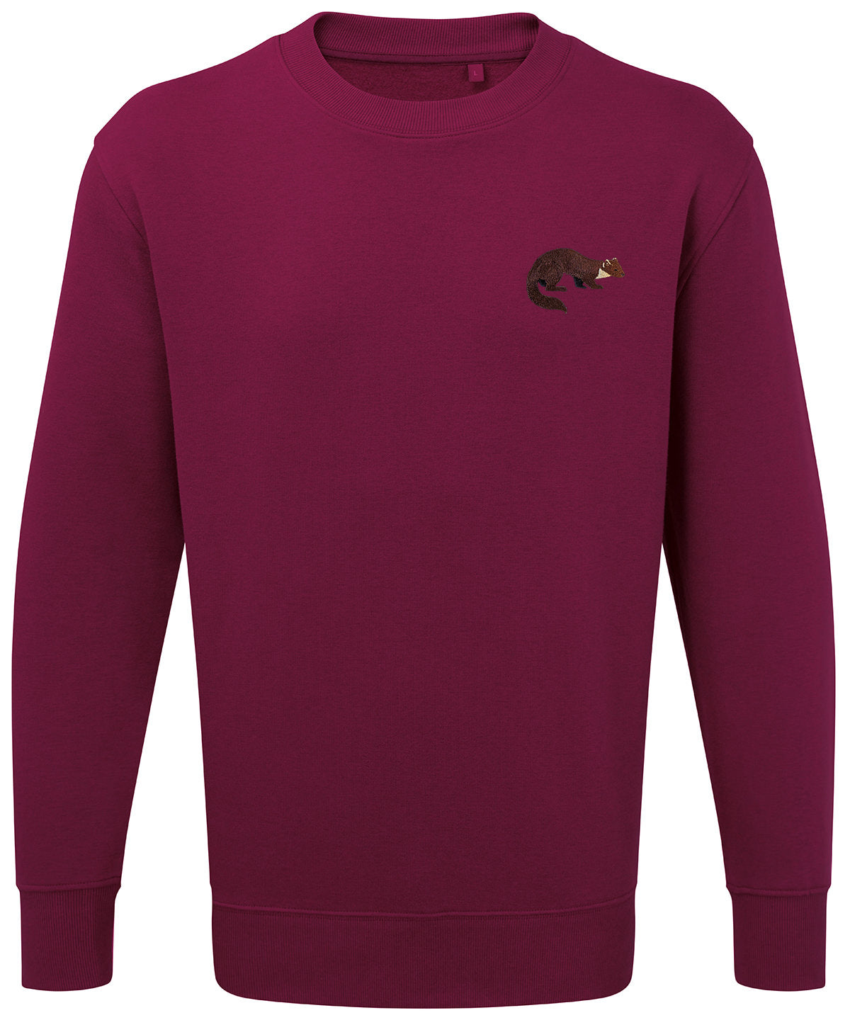 Pine Marten Embroidered Jumper