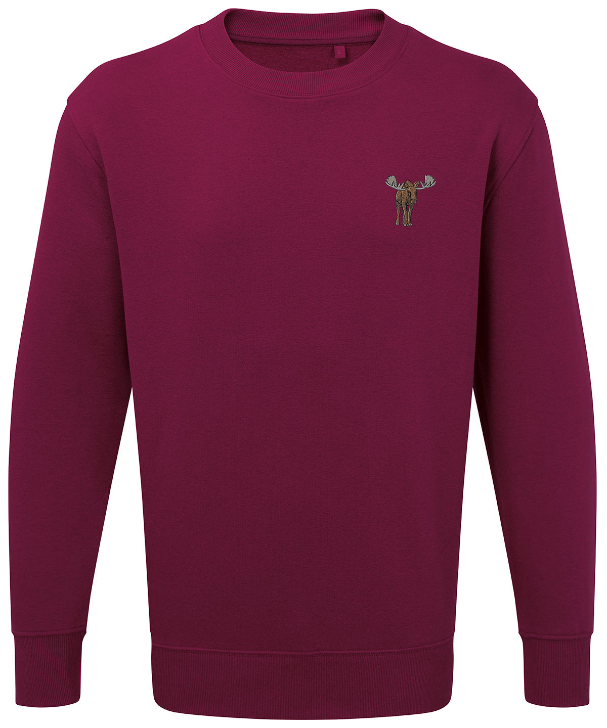 Moose Embroidered Unisex Jumper