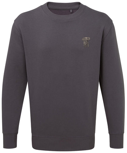 Elephant Embroidered Unisex Jumper