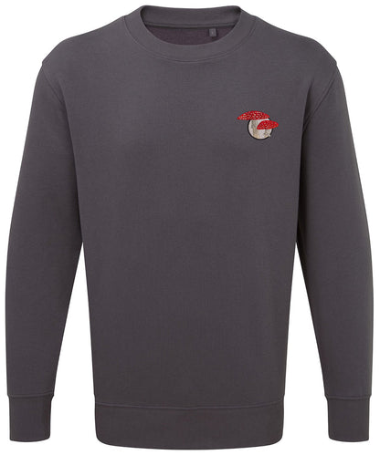 Fly Agaric Mushroom Embroidered Jumper
