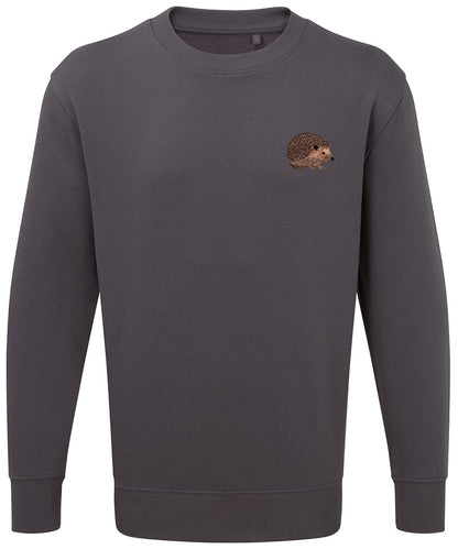 Hedgehog Embroidered Unisex Jumper