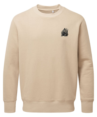 Rhino Embroidered Unisex Jumper