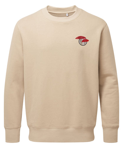 Fly Agaric Mushroom Embroidered Jumper