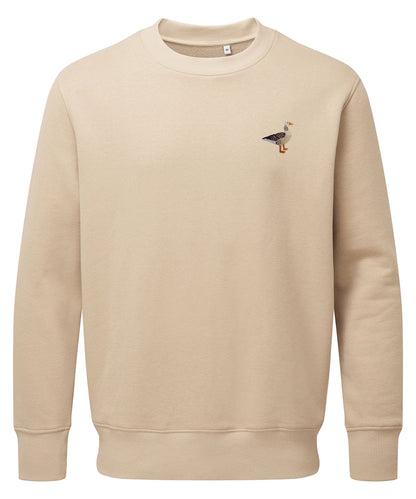 Greylag Goose Embroidered Jumper