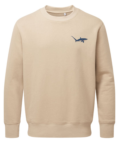 Thresher Shark Embroidered Jumper