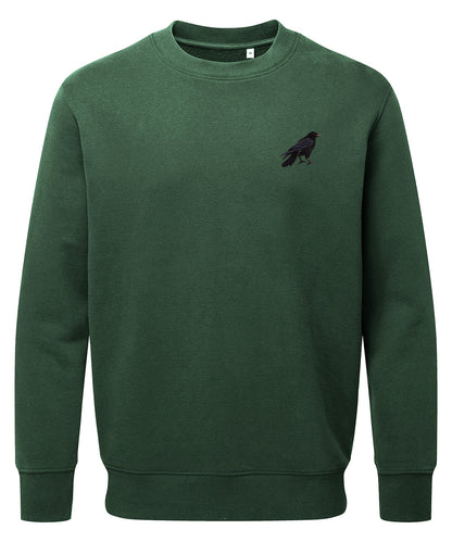Crow Embroidered Unisex Jumper