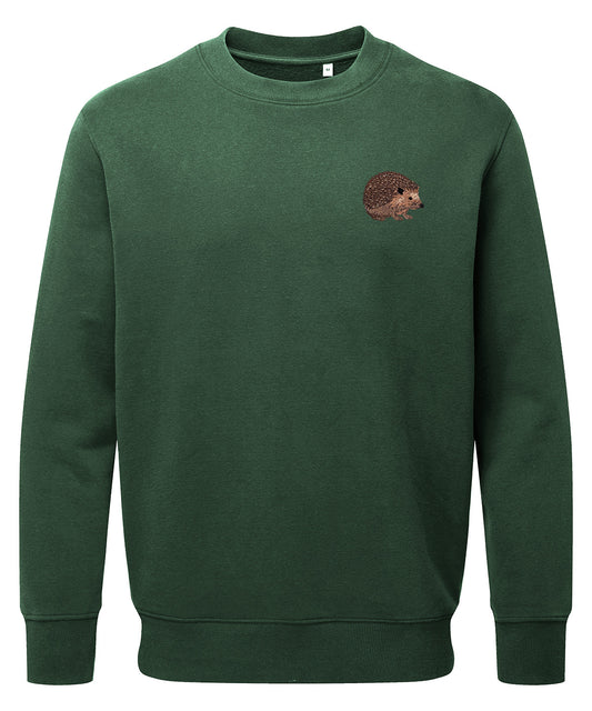 Hedgehog Embroidered Unisex Jumper