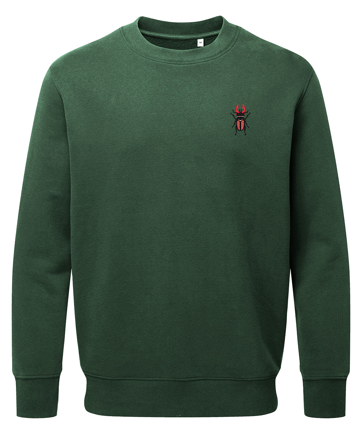 Stag Beetle Embroidered Unisex Jumper