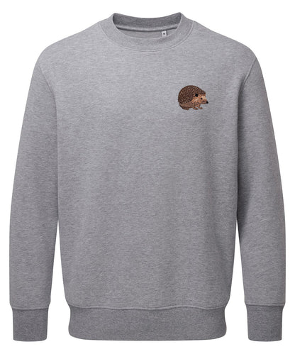 Hedgehog Embroidered Unisex Jumper