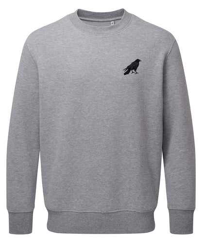 Crow Embroidered Unisex Jumper