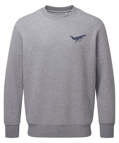 Humpback Whale Embroidered Unisex Jumper