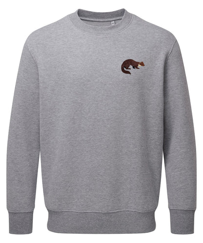 Pine Marten Embroidered Jumper