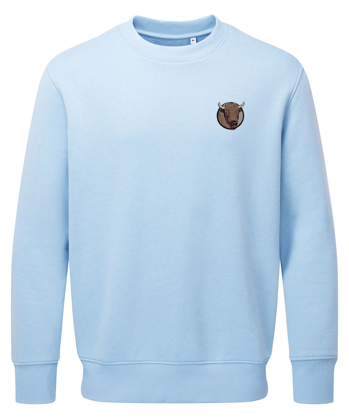 Bison Portrait Embroidered Unisex Jumper