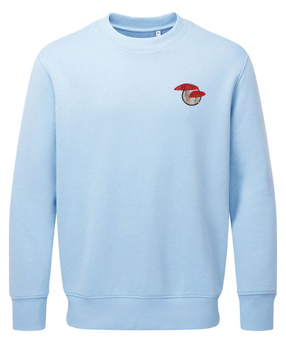 Fly Agaric Mushroom Embroidered Jumper