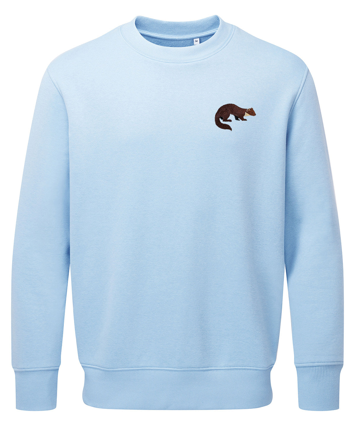 Pine Marten Embroidered Jumper