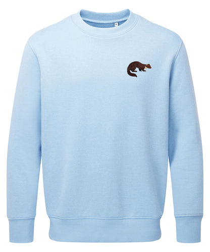 Pine Marten Embroidered Jumper