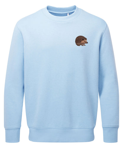 Hedgehog Embroidered Unisex Jumper