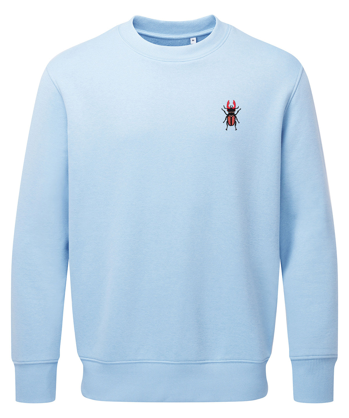 Stag Beetle Embroidered Unisex Jumper