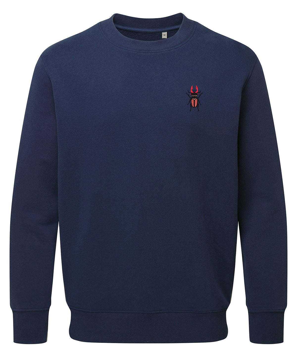 Stag Beetle Embroidered Unisex Jumper