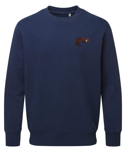 Pine Marten Embroidered Jumper