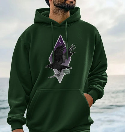 Raven Moon Crescent Hoodie