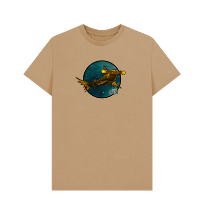 Sand Steampunk Hammerhead Shark Men's T-Shirt