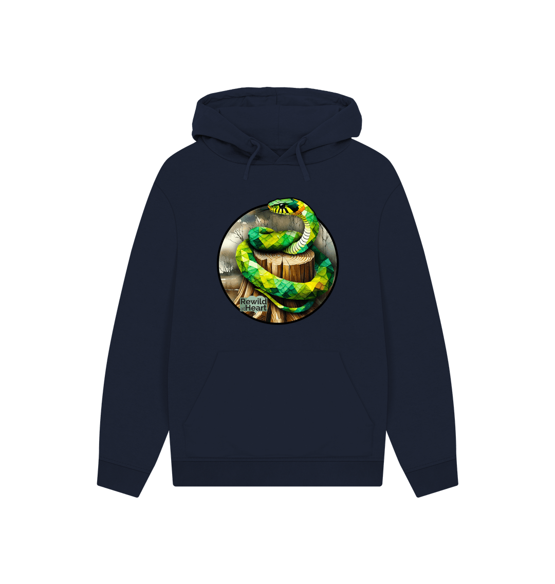 Navy Grass Snake Marsh Hoodie