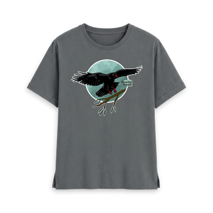 Slate Grey Printed T-shirt Front