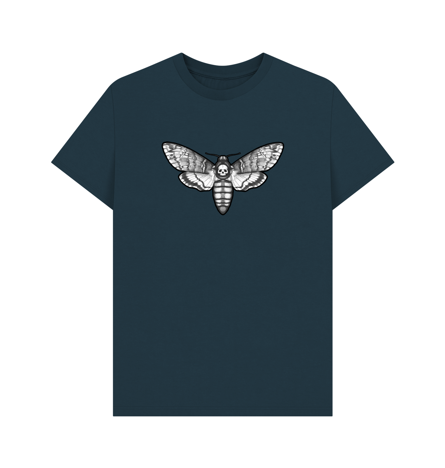 Denim Blue Printed T-shirt Front