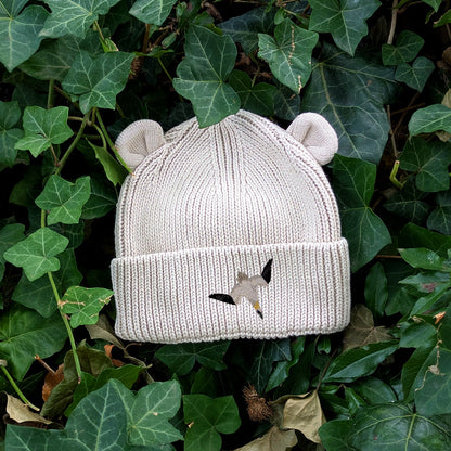Gannet Embroidered Baby Bear Beanie (up to 2 years)